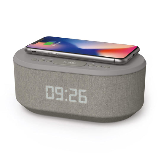 i-box Dawn Alarm Clock Wireless Charging Gray