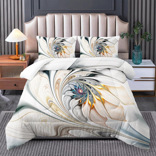 Tuzaovy Twin Marble Comforter Set