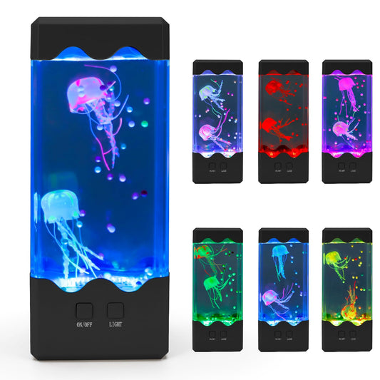 NIUFAN Jellyfish LED Mood Lamp – Black