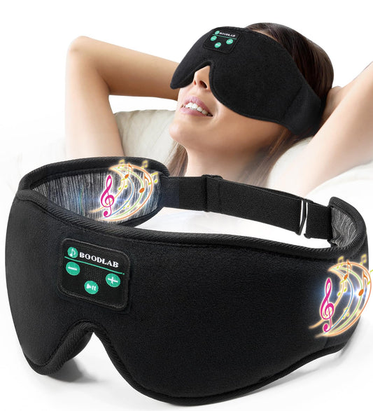 Boodlab Bluetooth Sleep Mask Headphones