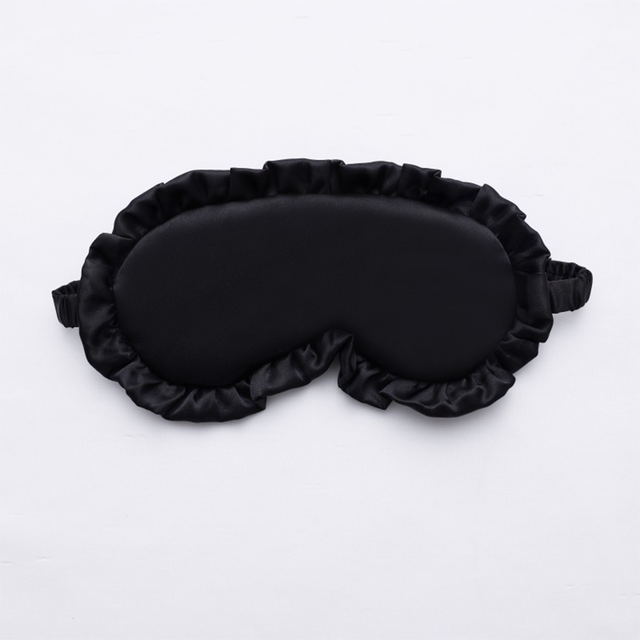 Silk Ruffle Sleep Eye Mask for Better Sleep (Multicolor)