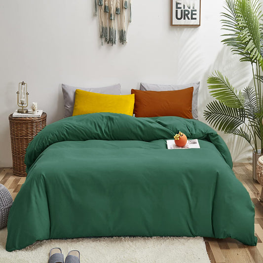 Luxlovery Full Comforter Set Emerald Green