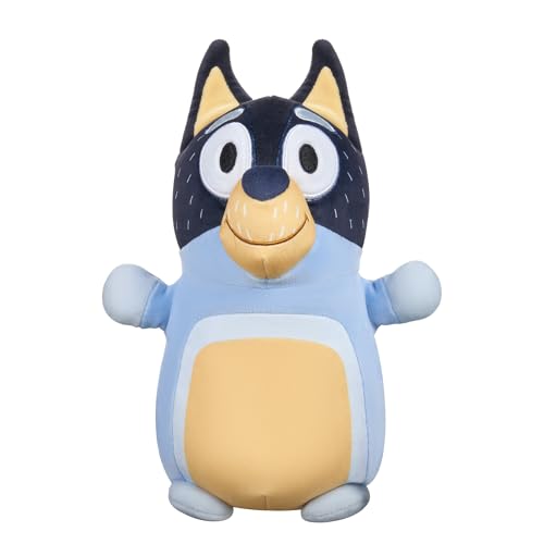 Squishmallows Original Bluey 10-Inch Bandit HugMees - Medium-Sized Ultrasoft Official Jazwares Plush
