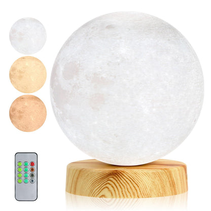 H&B Happy - Light Therapy Lamp 10000 LUX Sunlight Lamp with 3 Color Temperatures4 Brightness Levels (Round)
