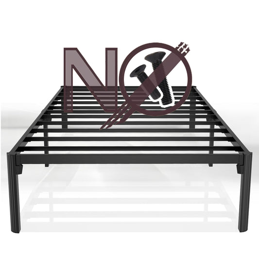 Decorwise Twin Metal Bed Frame Black